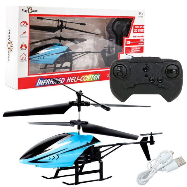 Helicoptere rc exterieur Bleu